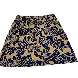 Talbots “stretch” skirt. Size 16. A-line. Beautiful floral print with sequins